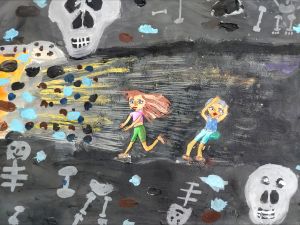 В пещере полной опасностей