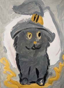Кот учёный