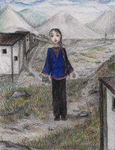 Дина с куклой Жилина